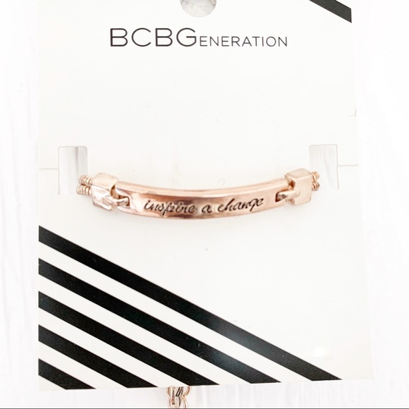 BCBGeneration BRACELET ROSE GOLD TONED CHAIN - Picture 4 of 4